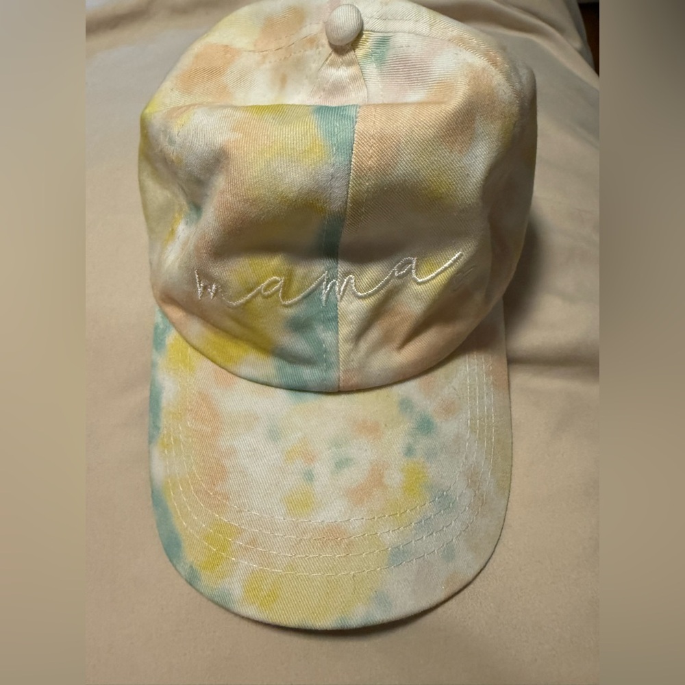 Pastel tie dye mama hat cap summer